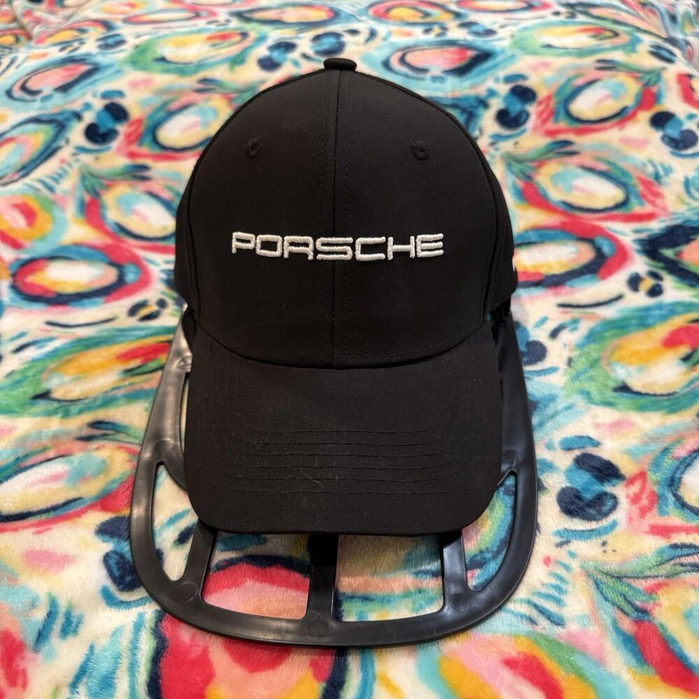 NWOT Porsche‎ Monterrey Velcro Back Designer Sports Car Racing Hat OSFA